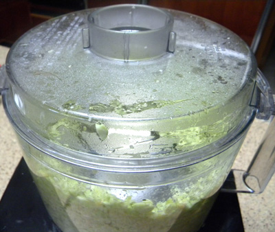 remove the feed tube to allow steam to escape!