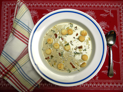 clam-scallop chowder