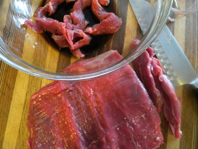 sliced flank