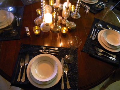 NYE table