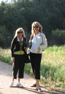 barb and kim Barbara Pool Fenzl and Kim Howard at our amazing spa trip in Rancho LaPuerta in 2008
