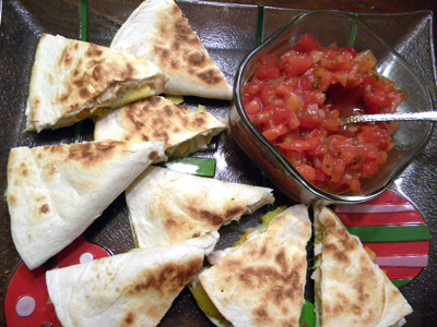 quesadillas