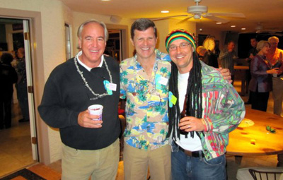 Will, Mike and "Rastafarian" Scott Will, Mike and Scott at our Progressive Dinner