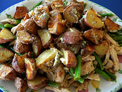 Another picture; this time with 2 roasted and shredded chicken breast halves added.