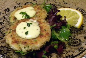 Crabcakesalad