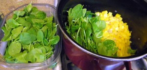 addingspinach