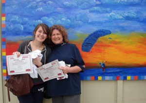 certificates in hand
