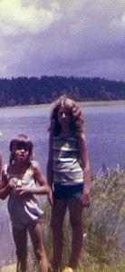 It's been a long time since I was taller than my 6-foot sister!