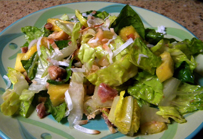 Caribbean Salad w Pineapple Vinaigrette