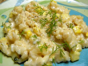corn risotto