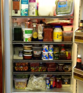 packed fridge