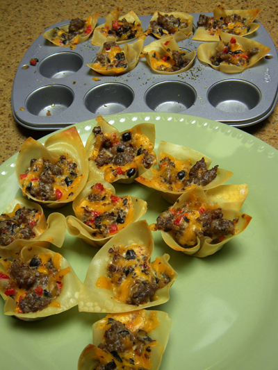 sausage wonton
