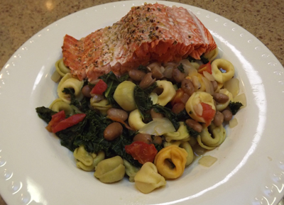 salmonkaletort