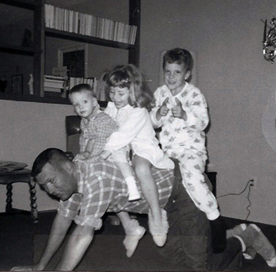 Dad, Andy, Linda, and Dennis