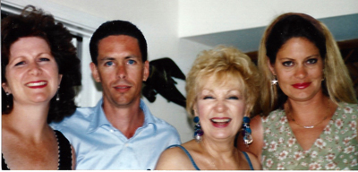 Linda, Andy, Mom, Sloane 1998