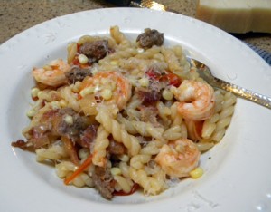 cornsauspasta