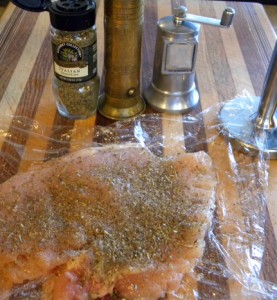 seasoning chicken