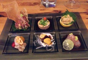 Tsukuri Six (Seafood Bites)