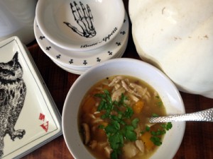 ginger orzo soup