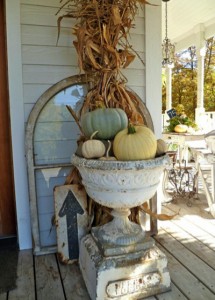 pumpkin urn