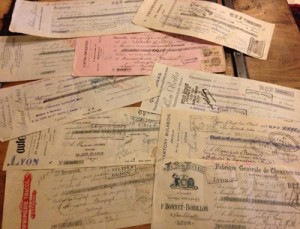 vintage French ephemera