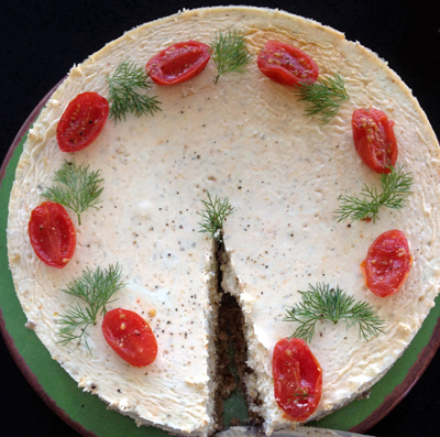 herbed cheesecake