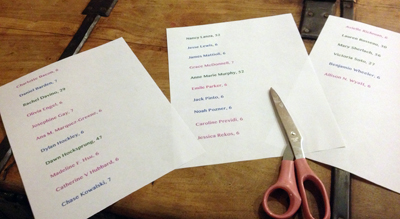 names and ages