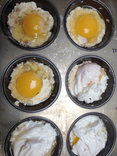 3 raw 3 poached