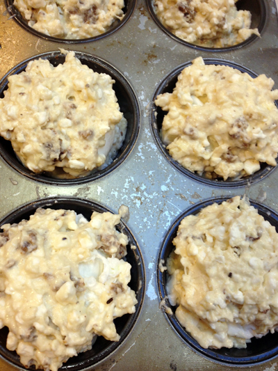 batter on top