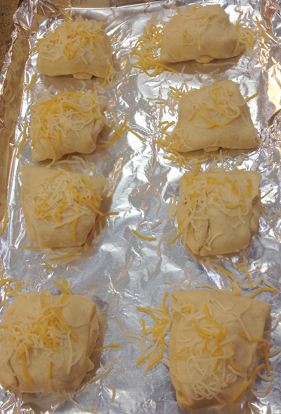 top with cheese