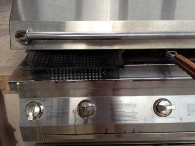 on the grill