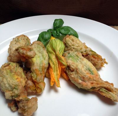 ricotta stuffed squash blossoms
